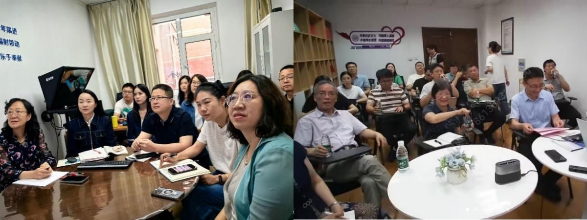 学校“红柳耕耘坊”与南京理工大学“耕耘坊”名师工作室联合举办“说课”和“读课”教研活动